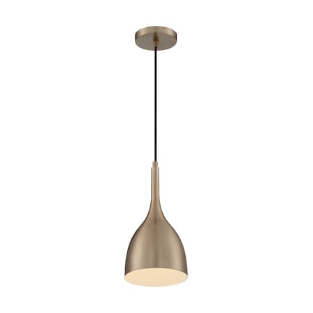 Nuvo Fixture, Pendant, 1-Light, Incandescent, 60W, 120V, A19, Medium Base, Height: 13.25 60/7076